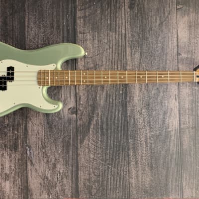 Fender Player Precision Bass Electric Bass Guitar Sage Green Metallic image 1
