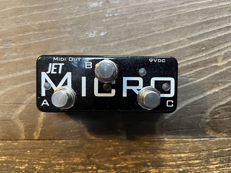 Jet Pedals Micro HX 2022 Black (Line 6 HX Stomp midi Reverb