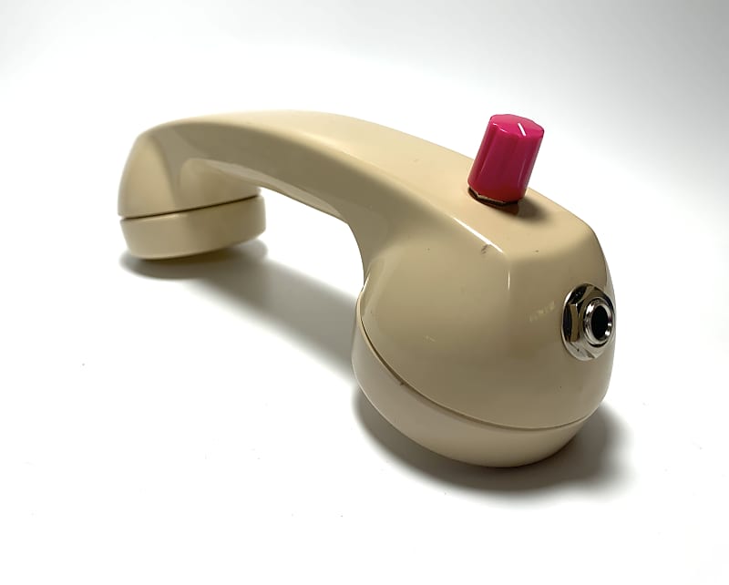 Vintage Telephone Microphone w/ Volume Knob & 1/4" Mono Reverb