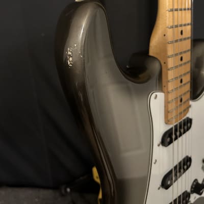 Japan Made Silverburst Strat Style Electric Guitar Silver Guitar #332 image 4