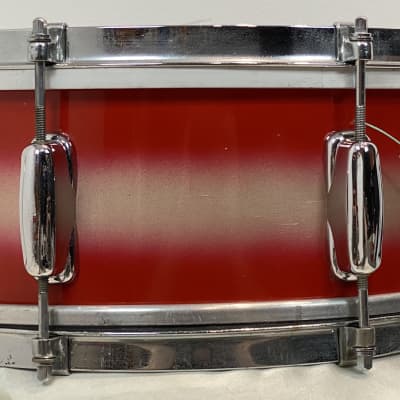 Slingerland 22/13/15/5x14" 60's Swingster/Stage Band Drum Set - Red/Silver Duco image 14