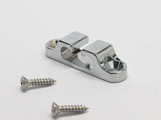 hipshot two string bass retainer chrome fender | Reverb
