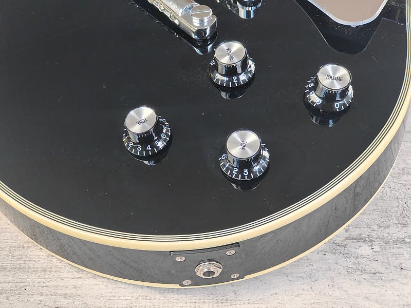 2011 Burny RLC-55JS John Sykes Les Paul Custom (Black) | Reverb