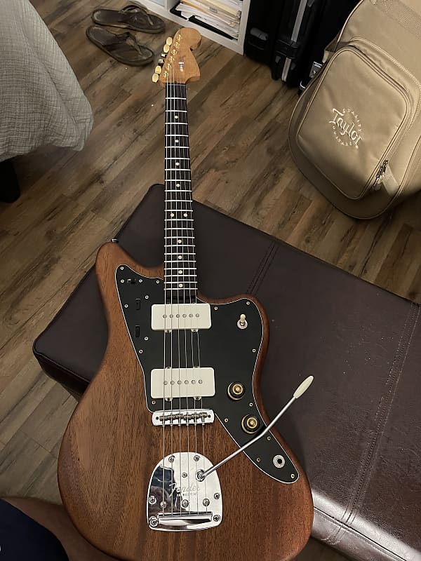 【最終価格】Warmoth Jazzmasterボディ　豪華ミニハム仕様 Custom Warmoth Jazzmaster 2015 1-Piece Mahogany | Reverb