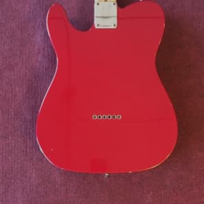 Fender James Burton Standard Telecaster 1996 Red/Maple image 5