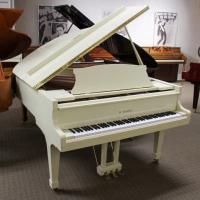 Kawai 5'10" KG2D Grand Piano| Polished White | SN: 1312204 image 1
