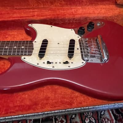 Fender Mustang Guitar with Rosewood Fretboard 1964 - 1969 - Dakota Red for sale