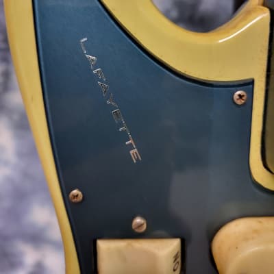 Vintage RARE 1966 Lafayette Capri Electric Guitar Pro Setup Original Hard Shell Case image 5