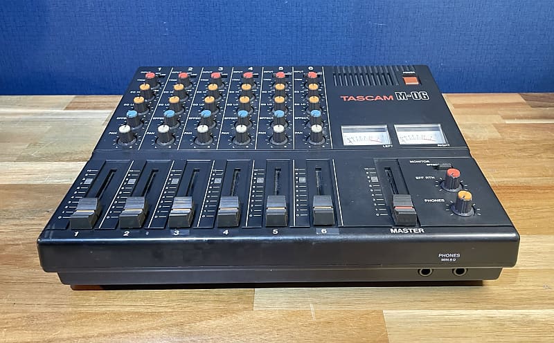 TASCAM M-06 80s 6 Channel All Stereo Mixer Very Rare | Reverb