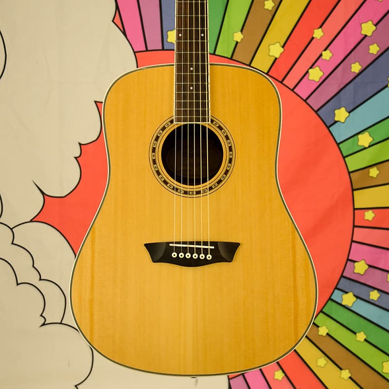 Used Washburn WD10SLH Left Handed Acoustic Guitar Reverb