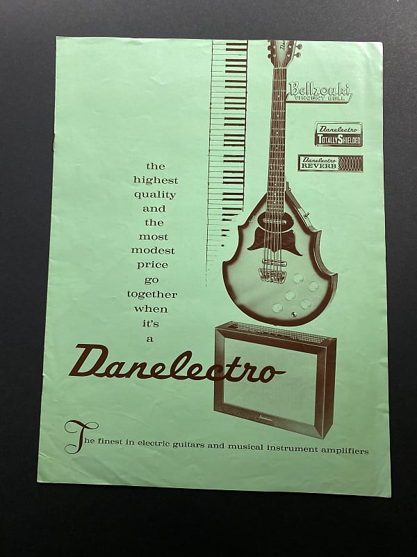 1963 Danelectro Catalog Brochure Case Candy Memorabilia image 1