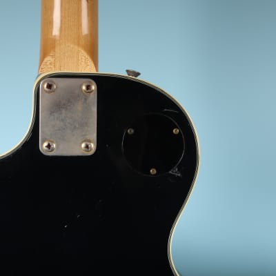 1970s AIMS Les Paul Custom Guitar Vintage - Black MIJ Japan image 15