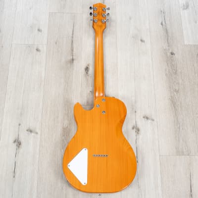 Harmony Standard Jupiter Thinline Semi-Hollow Guitar, Rosewood Fretboard, Sky Blue image 14