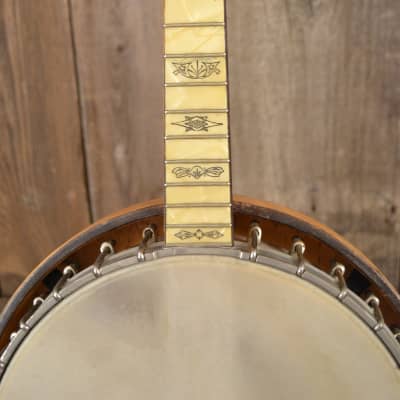 Regal "Sanders" Plectrum Banjo 1935 Pearloid and Maple Slingerland image 3