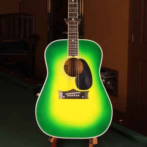 Vintage 1960's Grammer G58 Custom Rare Greenburst w/ HSC image 3