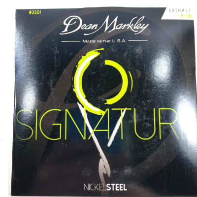 Dean Markley Guitar Strings Electric Signature Nickel Steel Extra Light image 1