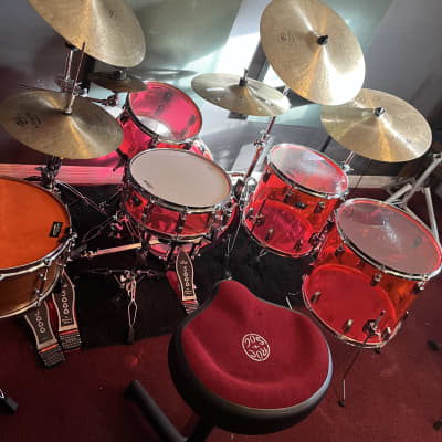 ludwig pink vistalite