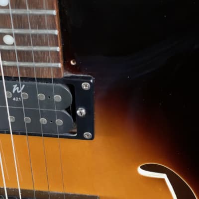 2003 Oscar Schmidt Delta King OE-30/TS Semi-Hollow Body Electric Guitar image 10