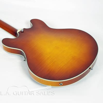 Eastman T486-GB Goldburst Deluxe 16" Thinline Hollowbody With Hard Case #02535 @ LA Guitar Sales. image 3
