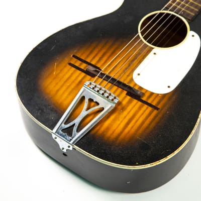 Harmony Stella Parlour Acoustic Guitar Used On F.O.D. Owned By Billie Joe Armstrong Of Green Day image 6