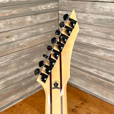 BC Rich Shredzilla 8 Fan Fret Prophecy Archtop Guitar Spalted Maple (0981) image 6