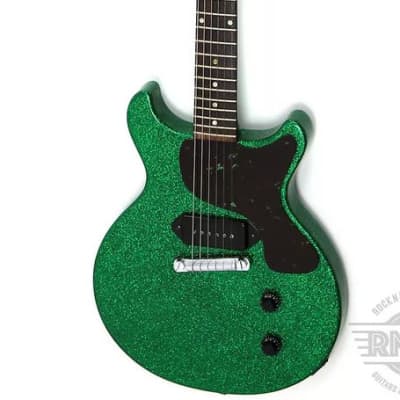Gibson Les Paul Junior 1958 Marty Bell Sparkle Green Vintage Refin image 7