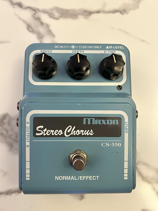 Maxon CS-550 Stereo Chorus 2000s - Blue | Reverb