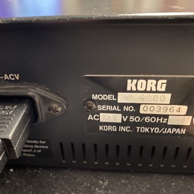 Korg EX-8000 1980s - Black image 3