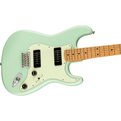 Fender Noventa Stratocaster Electric Guitar, Maple Fingerboard, Surf Green image 5