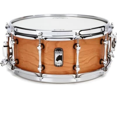 Mapex Black Panther Cherry Bomb  Snare Drum Natural BPCW4600CNW image 1