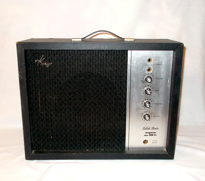 1970 Kay  Magnum MA-300-TR Amp With Reverb And Tremolo image 1