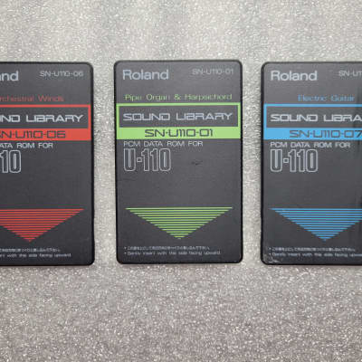 Roland U-110 PCM Card Lot - Tested