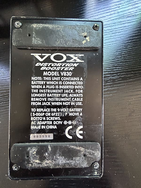 Vox V830 Distortion Booster