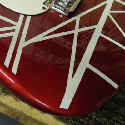 Grand  Prix Stratocaster c.1980 Red/White Striped image 11