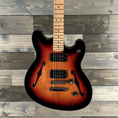Fender Squier Affinity Series Starcaster, Maple Fingerboard, 3-Color Sunburst image 2