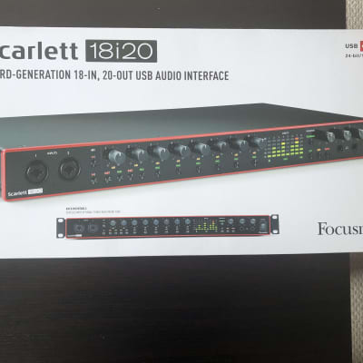 Focusrite Scarlett 18i20 3rd Gen USB Audio Interface 2019