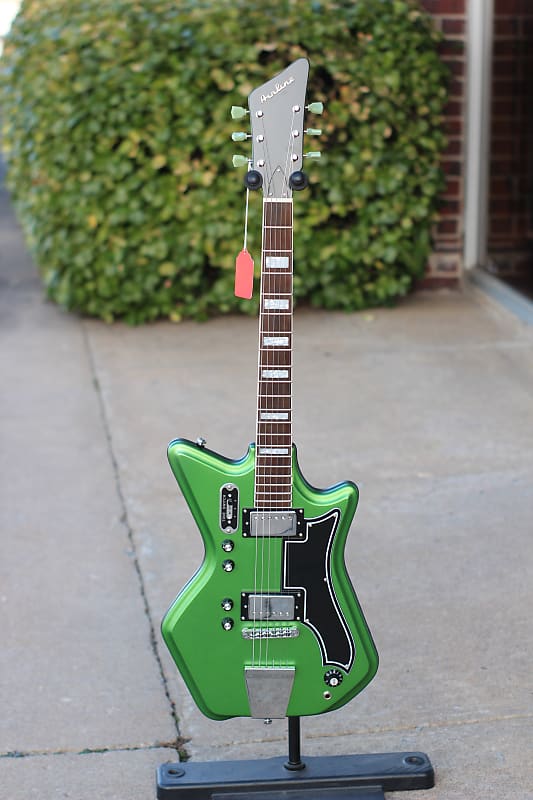 Eastwood Airline '59 2P Electric Guitar in Satin Candy Green