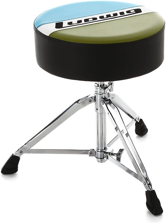 Ludwig Atlas Classic Throne - Round  Blue/Olive image 1