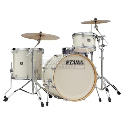 Tama Superstar Classic 3pc Drum Set Vintage White Sparkle image 1