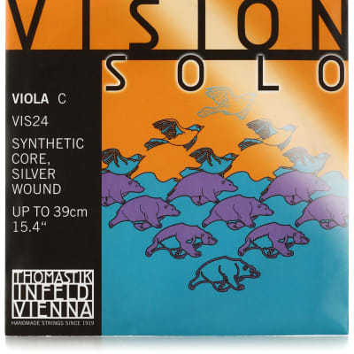 Thomastik-Infeld VIS24 Vision Solo Viola C String - 4/4 Size Tungsten-Silver