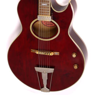 1999 Epiphone Howard Roberts Electric Archtop Red image 8
