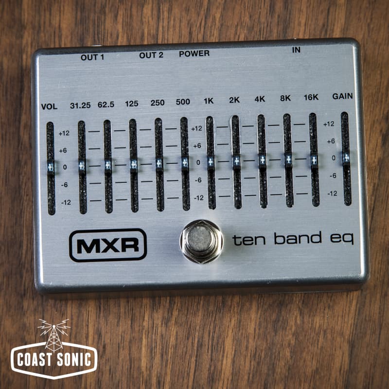 MXR M108S Ten Band EQ - 10 Band Graphic EQ Guitar Pedal with 