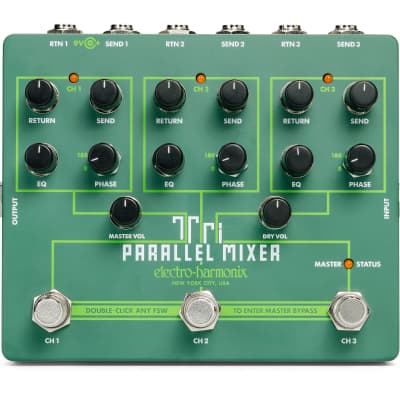 Electro Harmonix EHX Tri Parallel Mixer Effects Loop Mixer/Switcher Pedal, NEW for sale