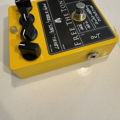 Free The Tone QA-2 Quad Arrow Distortion 2010s - Yellow | Reverb