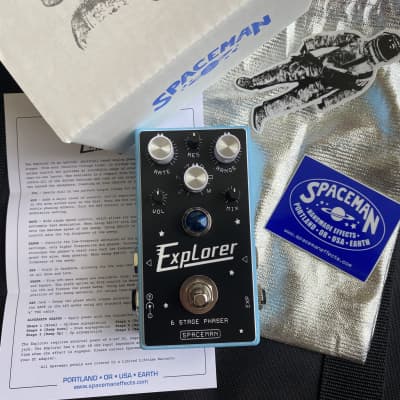 Reverb.com listing, price, conditions, and images for spaceman-effects-spaceman-explorer-6-stage-phaser