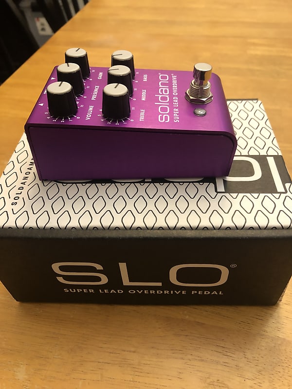 SOLDANO SLO pedal purple limited 限定色 SLO PLUS Pedal – Custom Purple - soldano.com