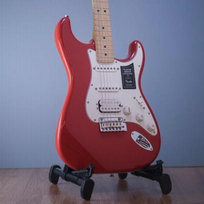 Fender Limited Edition Player Stratocaster Fiesta Red image 1