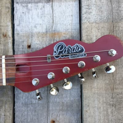 Pardo guitars- Firecaster  RED- RELIC image 6