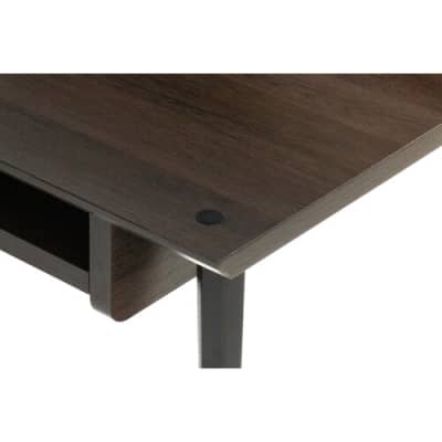 Gator Elite Furniture Series Main Desk in Dark Walnut Finish GFW-ELITEDESK-BRN image 16