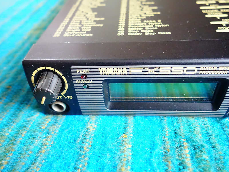 ギター YAMAHA  FX550  GUITAR EFFECT PROCESSOR Yamaha FX550 Guitar Effect Processor | eBay